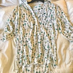 New York & Company cocktail blouse